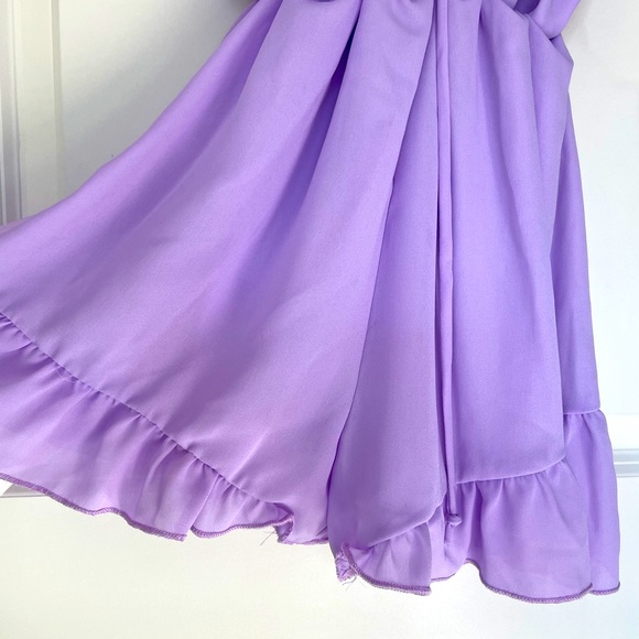Charlotte Russe light purple playful romper - Picture 4 of 5